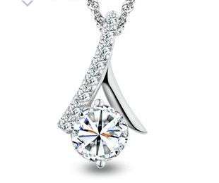 Genuine 925 Sterling Silver Dolphine Pendant Choker Necklace