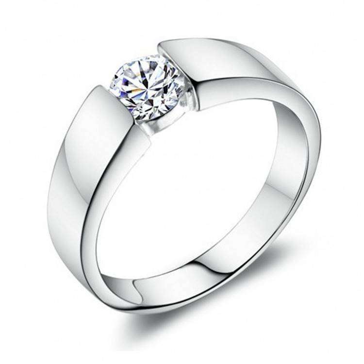 GENUINE 925 STERLING SILVER RING Austria Crystal Genuine SWA Elements