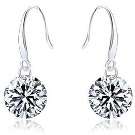 Genuine 925 Sterling Silver Naked Drill Earings