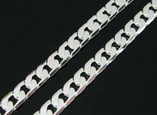 SILVER PLATED CURB CHAIN