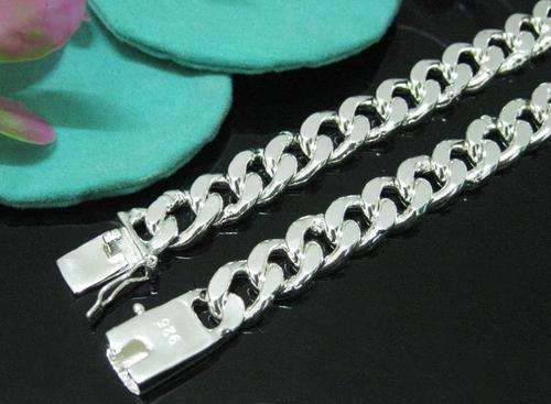 SILVER PLATED CURB CHAIN