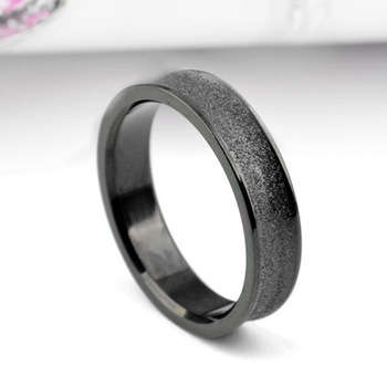 TITANIUM FROSTED RING 5 mm