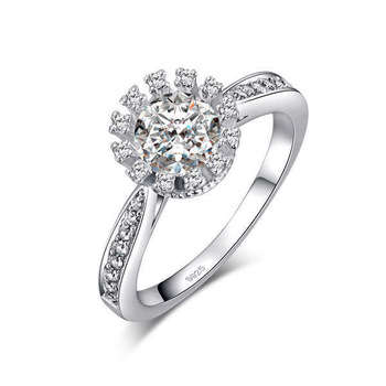 Silver ring, Austria Crystal, SWA Elements