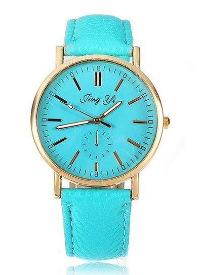 LADIES PU LEATHER WRIST WATCH