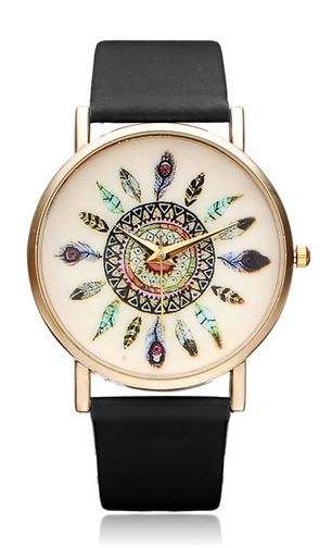 PU LEATHER LADIES WATCH