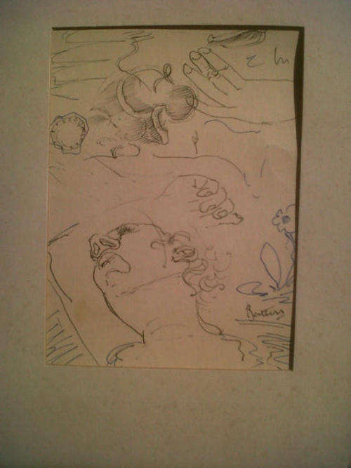BATTISS "Reclining Lady"  RARE RARE