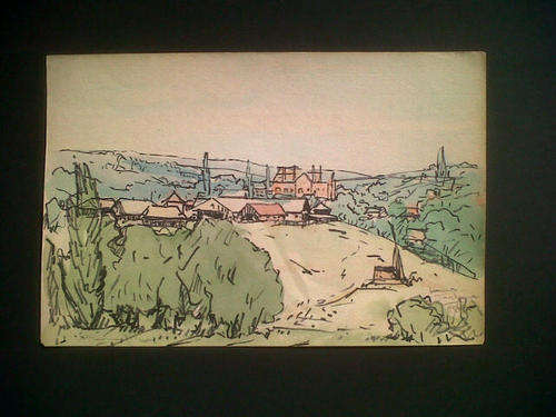 JH PIERNEEF  "Louis Trichardt " Watercolour  ****RARE****