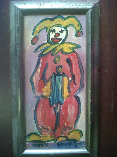 John O'Donnell ****Rare Oil***** "clown"  Influence of IRMA Stern