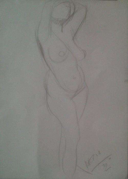 WALTER BATTISS *** Rare Sketch *** circle of Irma Stern