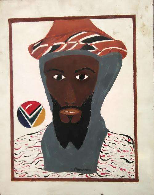S MAHLANGU ** OIL/Acrylic LOW START