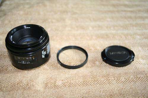 Minolta 50mm lens plus uv lens auto