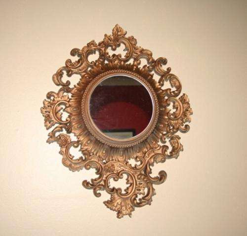 Retro Ornate Gold framed mirror