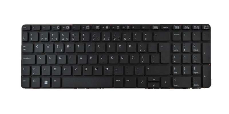 Keyboard for HP 450 G0, 450 G1, 450 G2, 455 G1, 455 G2, 470 G0, 470 G1, 470 G2 - NO FRAME