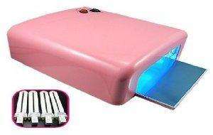 HIGH QUALITY bigger UV Gel 36 watt LampIN PINK/WHITE