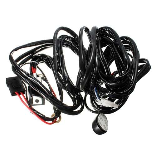 12V 40A Work LED HID Fog Driving Light Bar Wiring Harness Switch