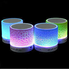 LED mini portable bluetooth speakers enjoy the fun