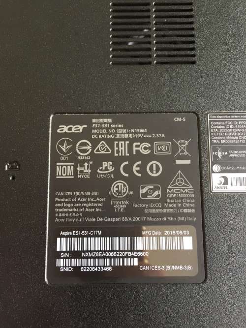 Acer Aspire ES1-531