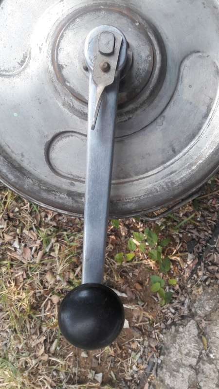 Vintage Galvanised Butter Churn