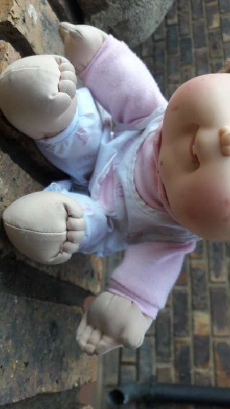 Original signed vintage 2012 Cabbage Patch doll with original clothing. 40cm High.