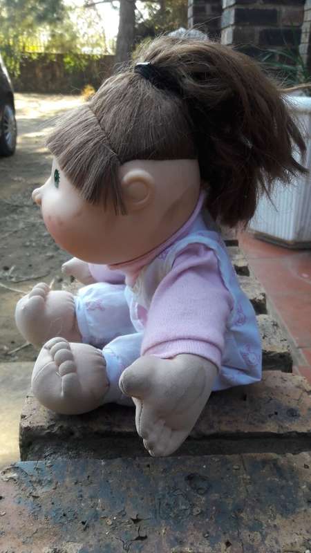 Original signed vintage 2012 Cabbage Patch doll with original clothing. 40cm High.