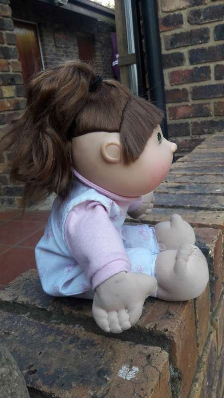 Original signed vintage 2012 Cabbage Patch doll with original clothing. 40cm High.