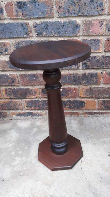 Vintage Dark wood side table