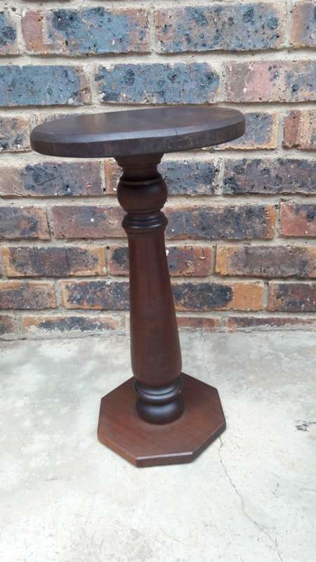 Vintage Dark wood side table