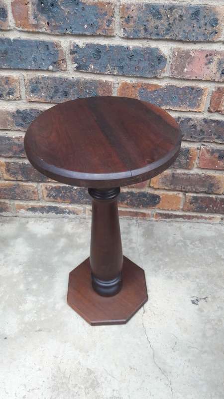 Vintage Dark wood side table