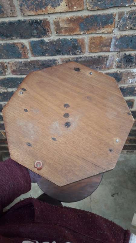 Vintage Dark wood side table