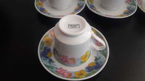 Beautiful set of 4 Regent China duo's - Excelent condition