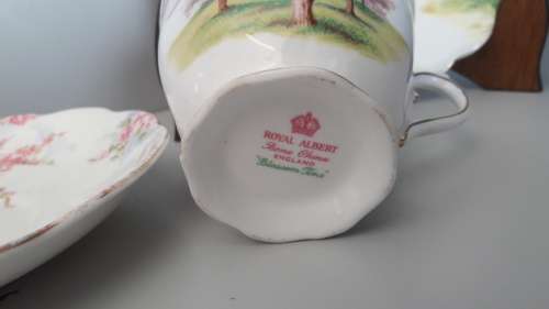 VIntage ROYAL ALBERT - "Blossom Time" Trio