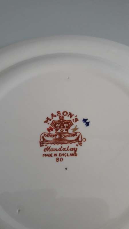 Vintage Mason's "Mandalay" Plates - Excellent condition