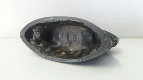 Vintage heavy ship ornament