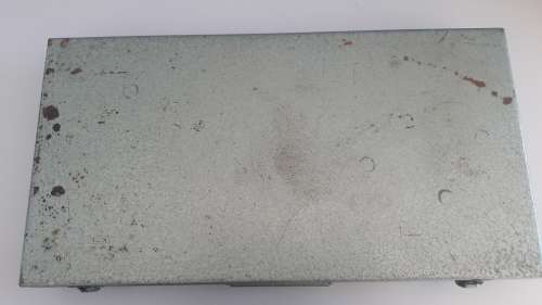 Vintage Metal case with mixed slides +- 150 slides
