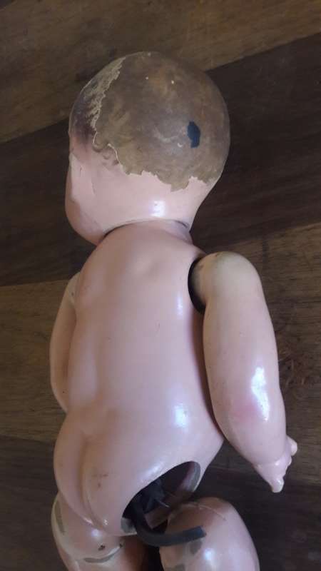 1930's Composition doll - Well played with