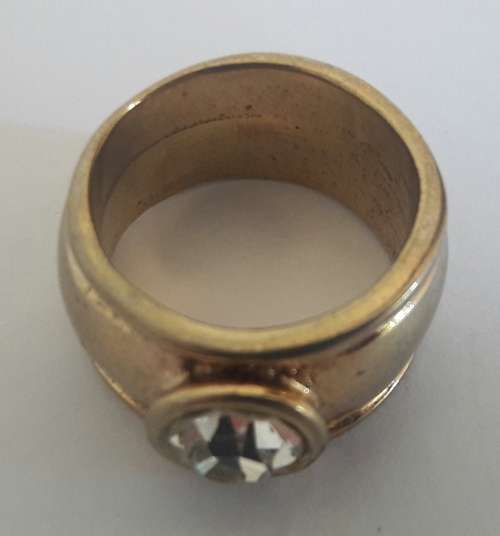 Vintage gold plated ring
