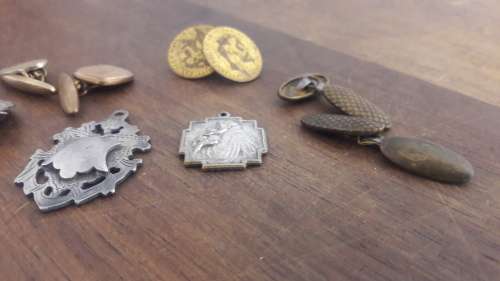 Vintage lot of possibly silver and oter items