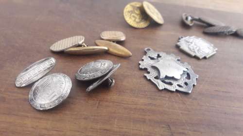 Vintage lot of possibly silver and oter items