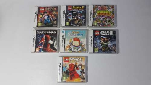 Joblot of 7 Nintendo DS classic games incl. Spiderman, Batman 2, Star wars 3, Harry potter, Ninjaga