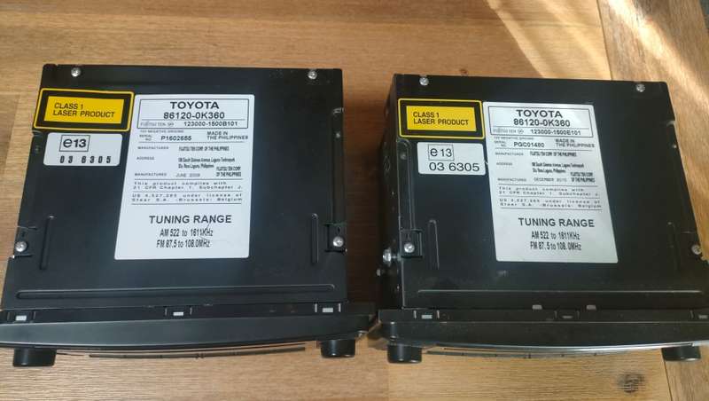Toyota Hilux/Fortuner original Radio