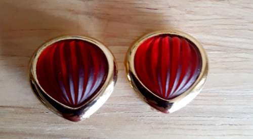 Earrings - costume jewellery - four pairs of clip on earrings