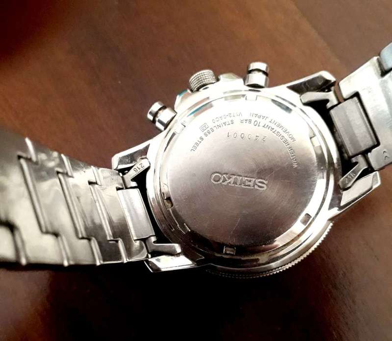 SEIKO SOLAR Chronograph Men`s Watch