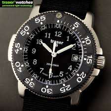 Traser H3 Commander Force watch with Rubber Strap