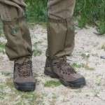 Gaiters nylon(brown) with velcro fastening