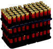 MTM Case Card 50 round 12 gauge shotshell trays