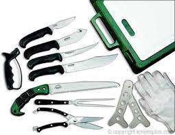 Outdoor Edge Game Processor kit - knives, saw, scizzors,sharpener, rib-cage spreader, etc.