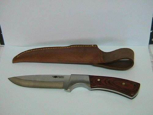 Hunting Knife - Buffalo River Impala Hunting Knife with Leather Sheath