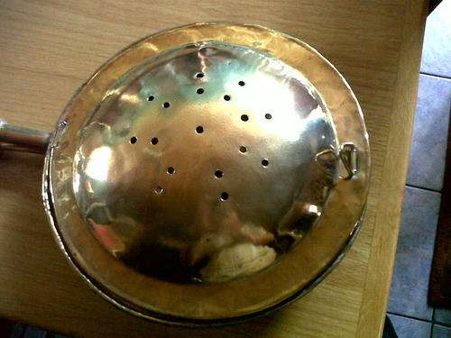 vintage large copper bed warmer ***RARE FIND***