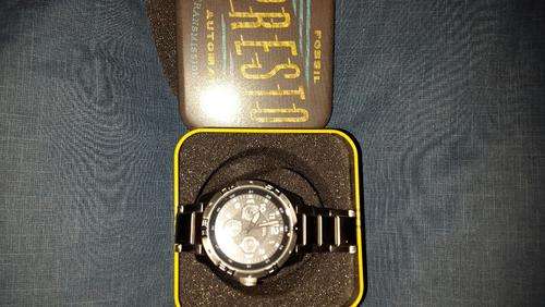 Silver Fossil men's watch great condition