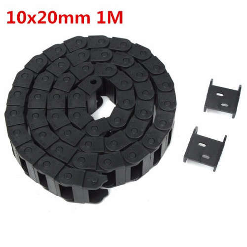 10 x 20mm 1M Open On Both Side Plastic Towline Cable Drag Chain